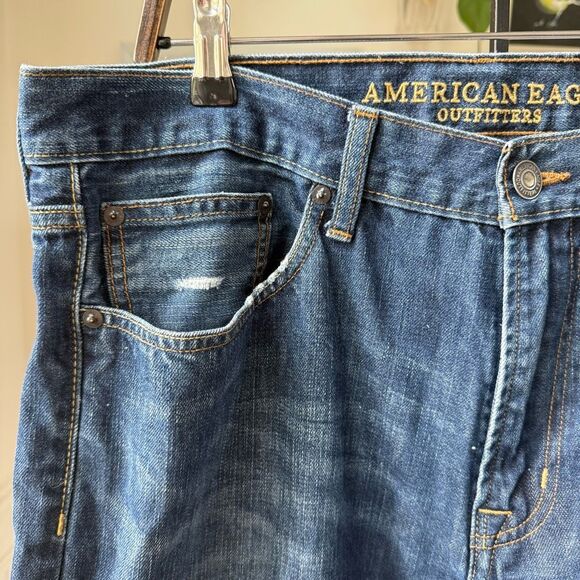 American Eagle Loose Fit Jeans 36 X 33 - Picture 2 of 6